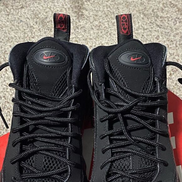 Nike Shoes Mens Size 6 Air Total Max Uptempo Sneakers Black Varsity Red Bred main image 11